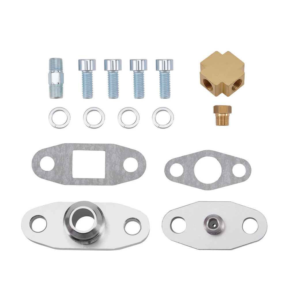 Turbo Kit for Gt45 T4 (V-Band, 4 Bolt Flange)
