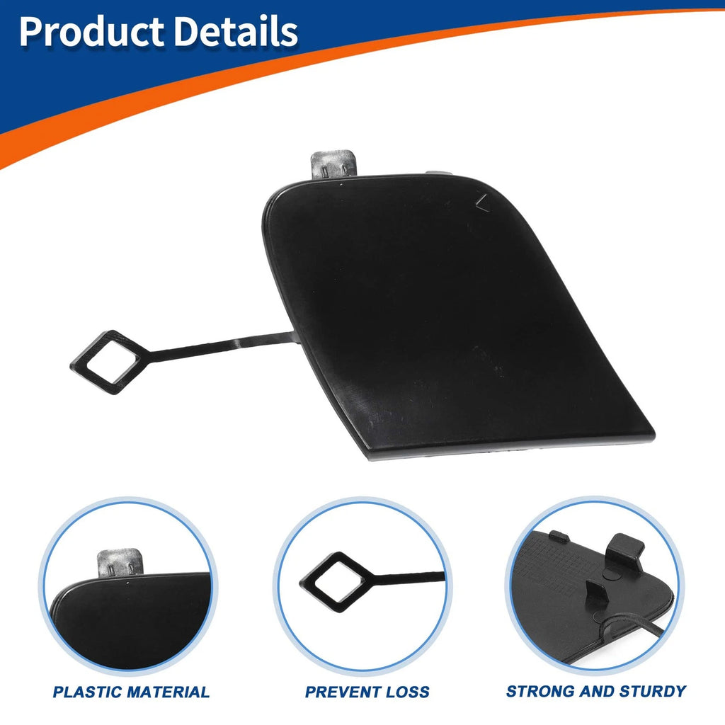 Rear Car Bumper Tow Hook Cover for Mercedes-Benz E W213 (2017–2023) No.A2138850022 Unpainted