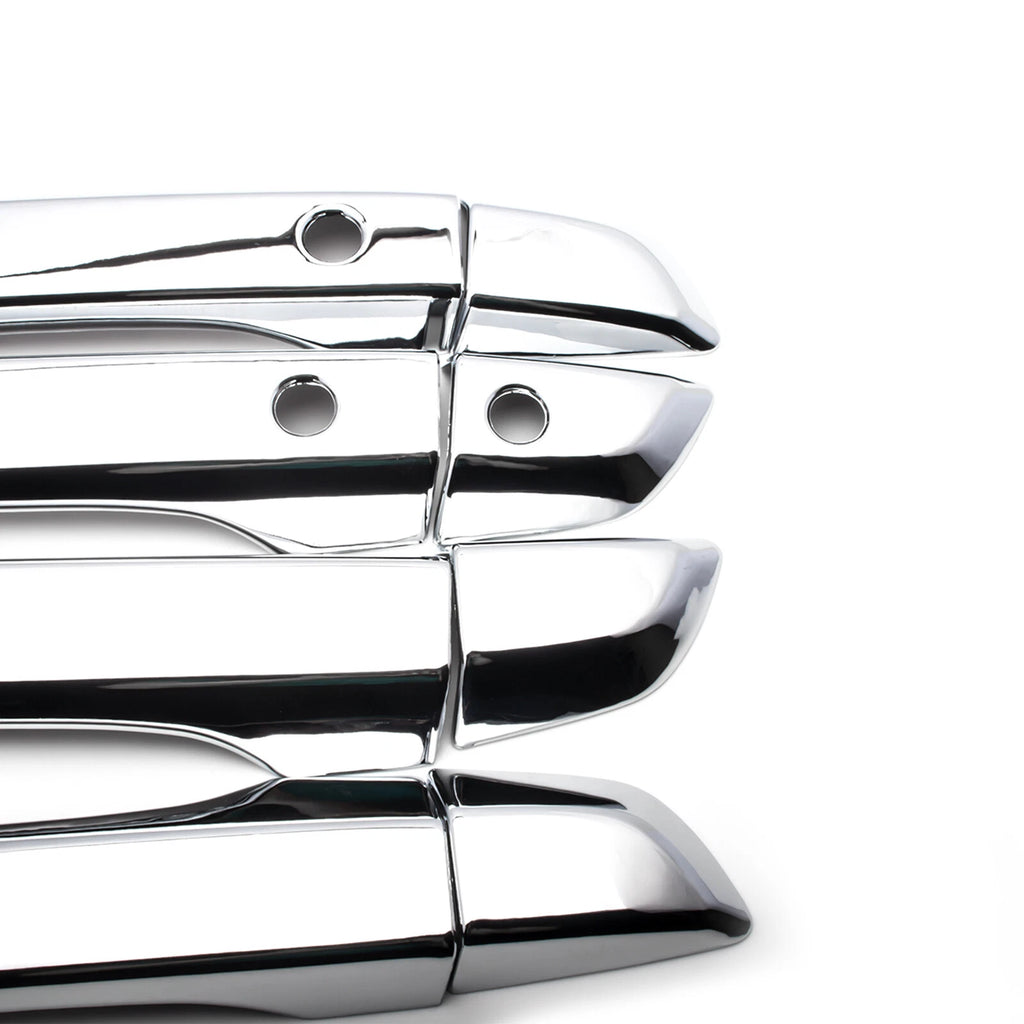 Chrome Door Handle Smart Keyhole Strip Overlay Moulding for Honda Civic (2016-2021)
