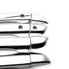 Chrome Door Handle Smart Keyhole Strip Overlay Moulding for Honda Civic (2016-2021)