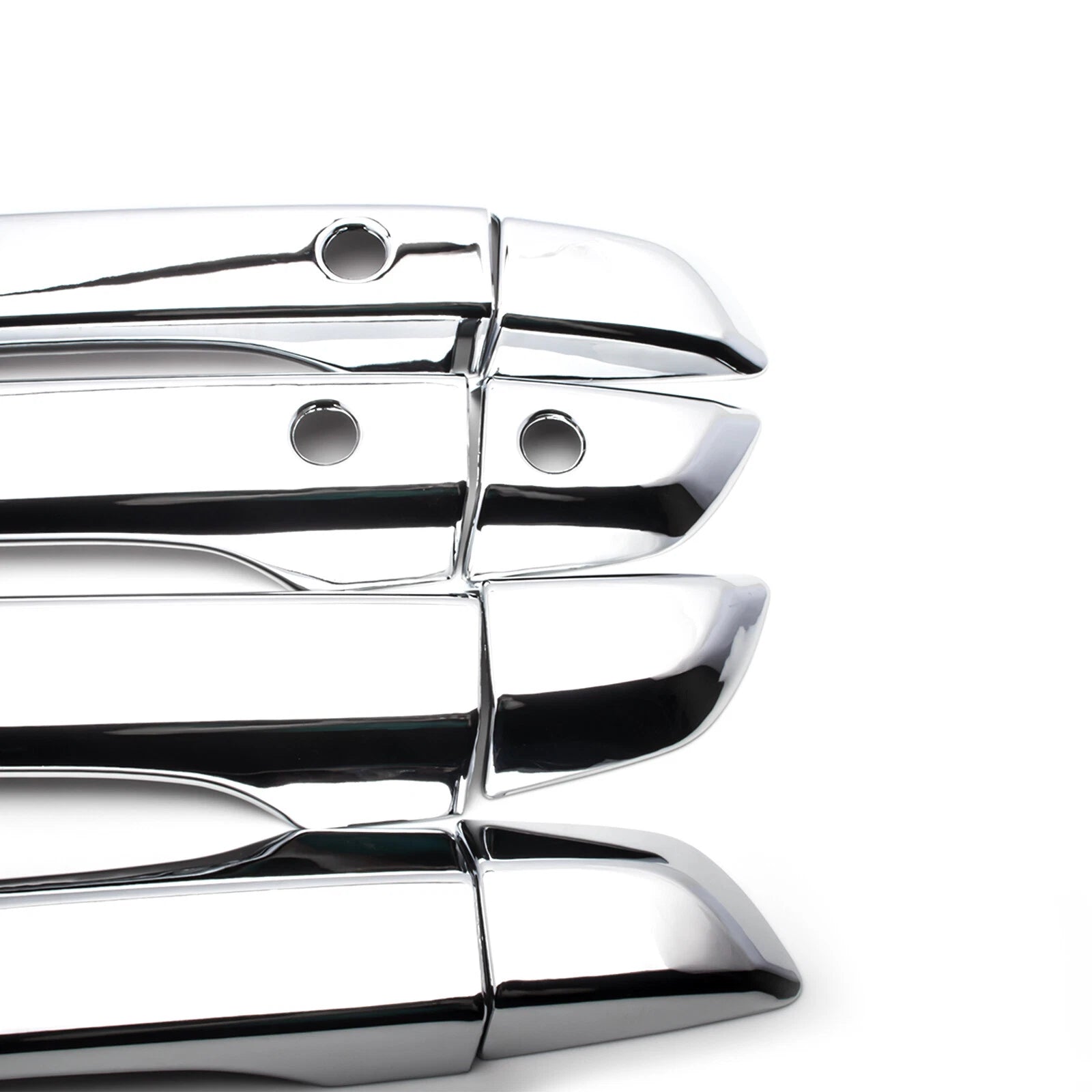Chrome Door Handle Smart Keyhole Strip Overlay Moulding for Honda Civic (2016-2021)