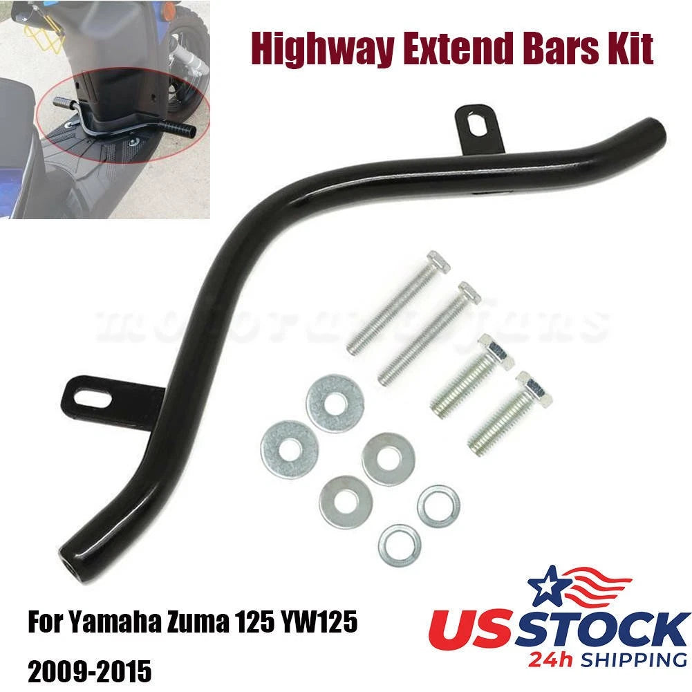Highway Bars Foot Rest for Yamaha Zuma 125 (2008–2020)