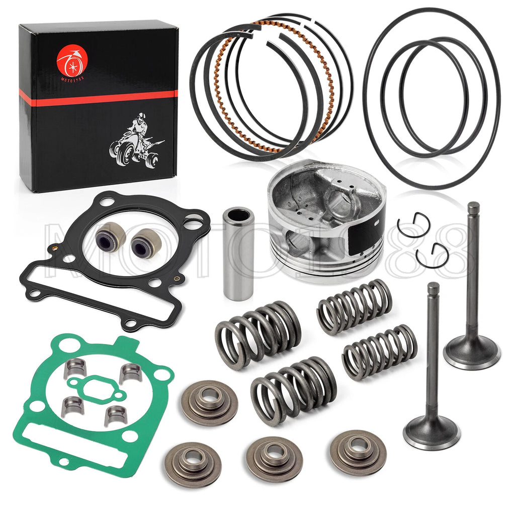Top End Piston Kit & Valve Gasket for Yamaha Raptor Warrior 350 (2003–2006)