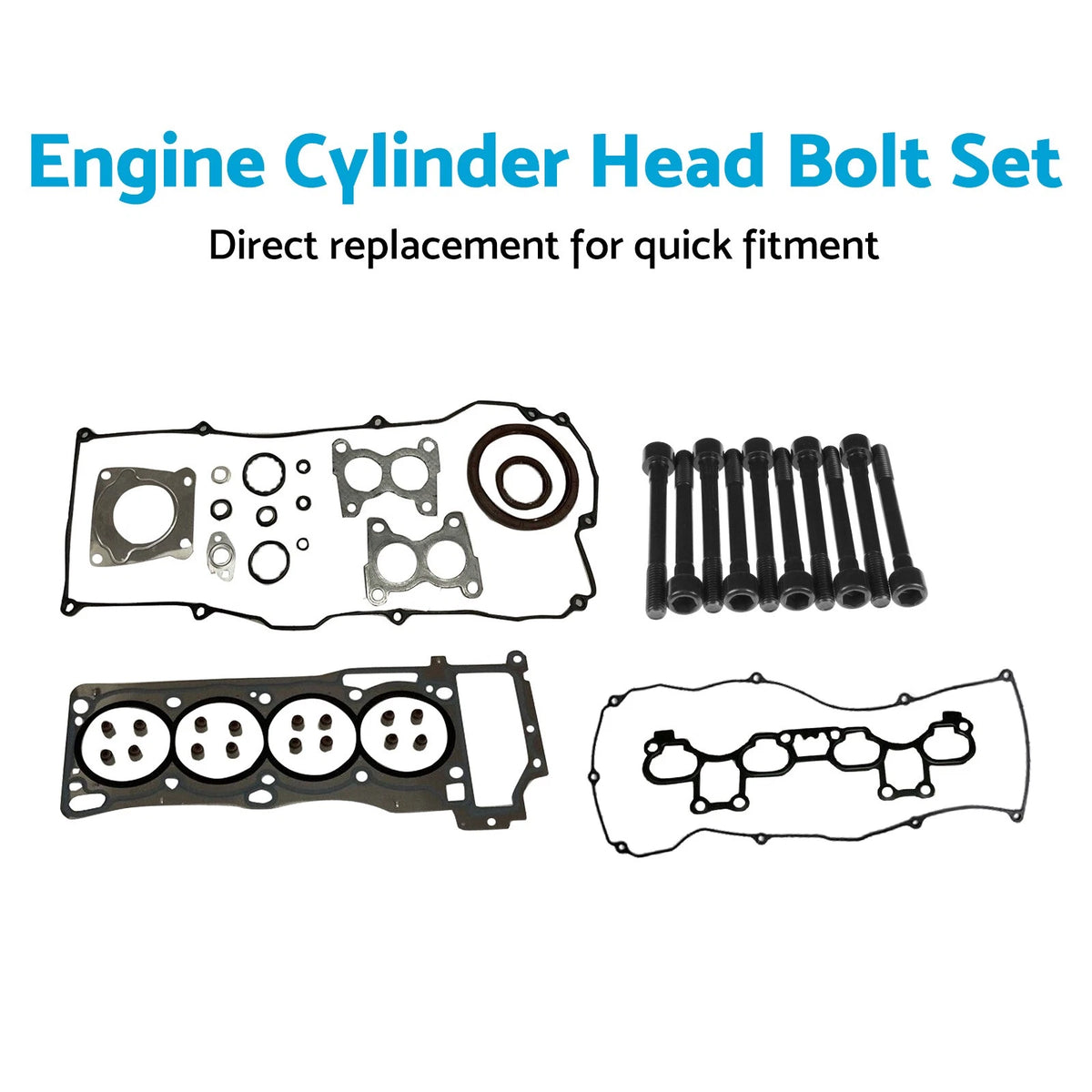 VRS Cylinder Head Gasket Kit & Bolt Set for Nissan Pulsar N16 (2000–2006)