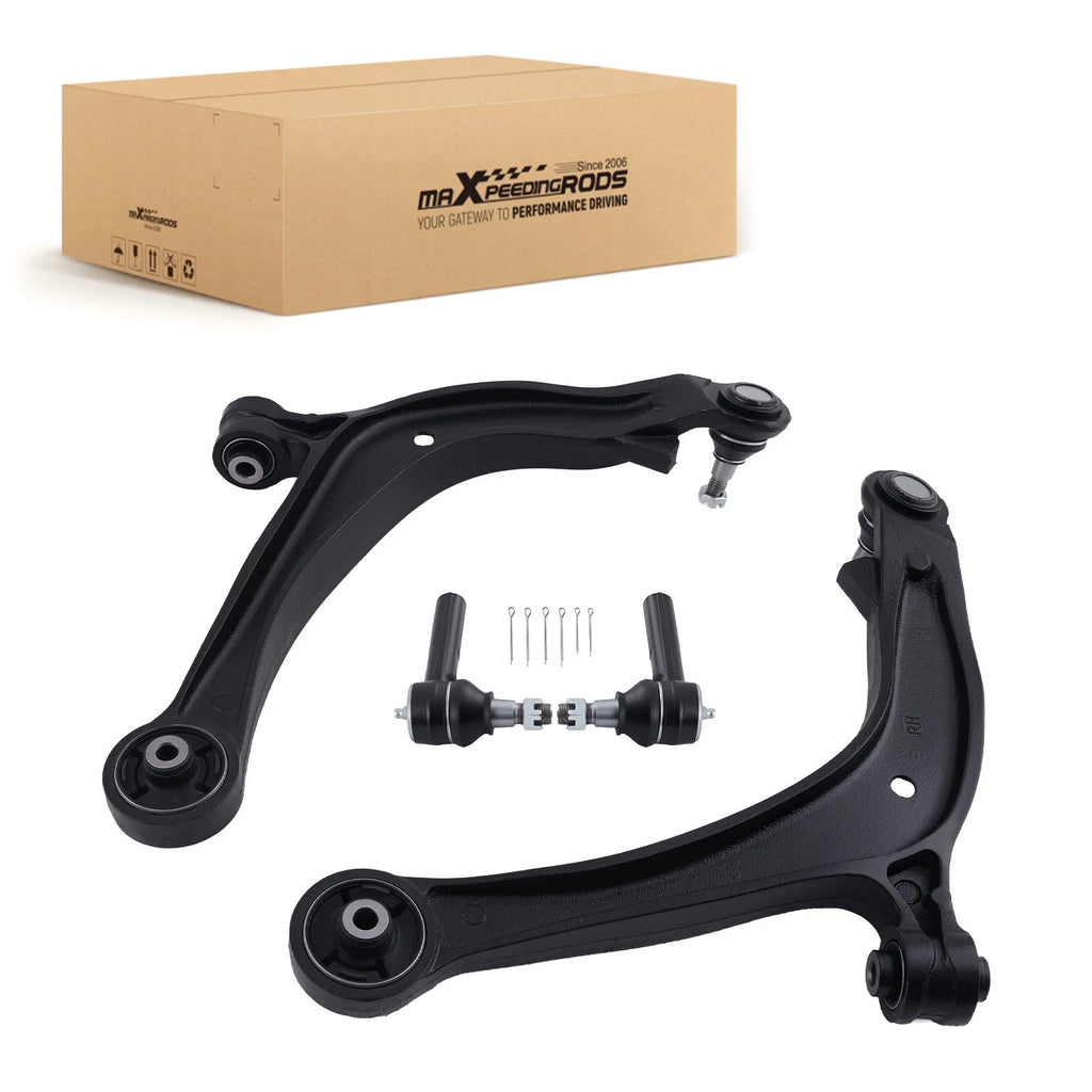 4X Front Lower Control Arms Outer Tie Rods for Honda Odyssey (2011–2017)