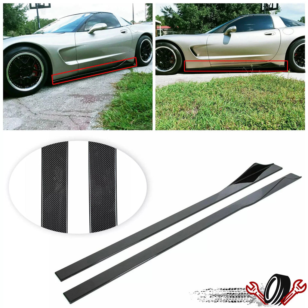 Side Skirt Splitter Extensions for Chevy C5 Corvette (1997–2004)