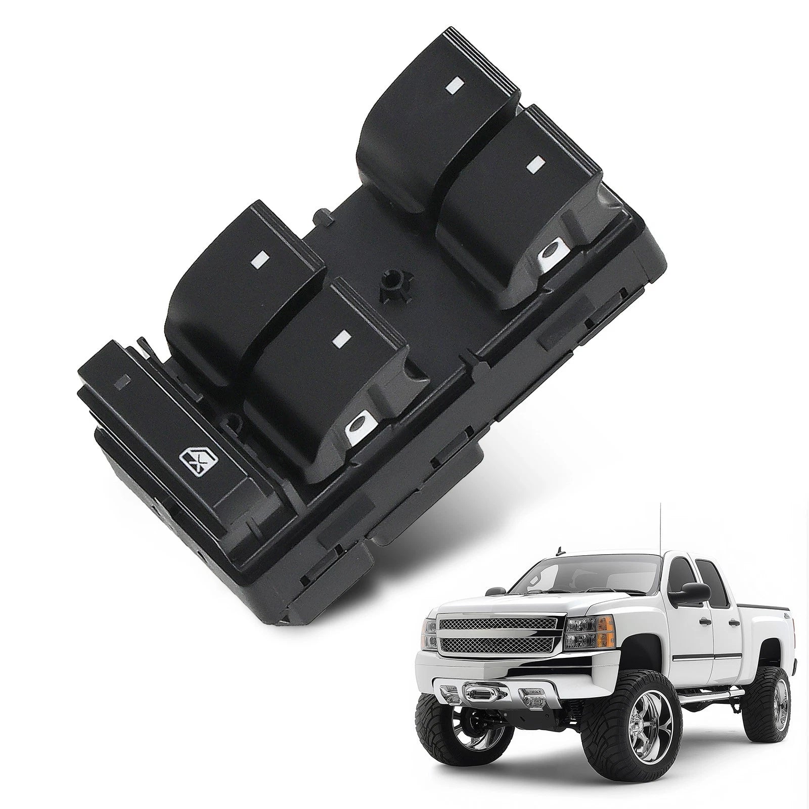 Driver Window Control Switch for GMC Yukon (2010–2013) 20945129 25789692 Black