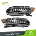LED Headlamp Assembly for Honda Accord (2021–2022) Passenger+Driver Side