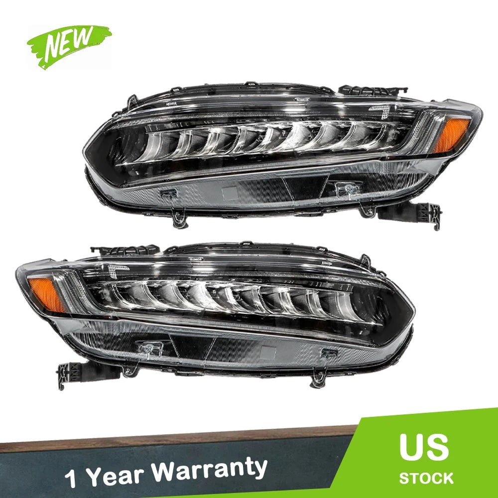 LED Headlamp Assembly for Honda Accord (2021–2022) Passenger+Driver Side