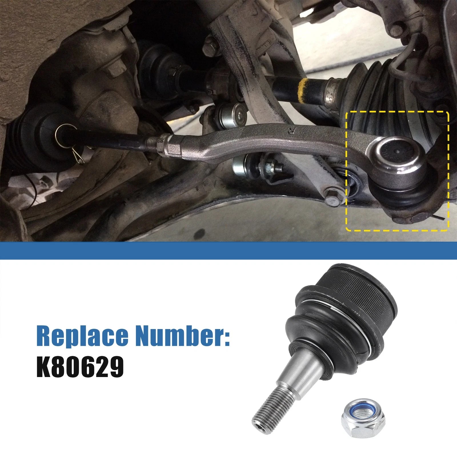 2pcs Lower Ball Joint No.K80629 for Jeep Liberty (2008–2012)