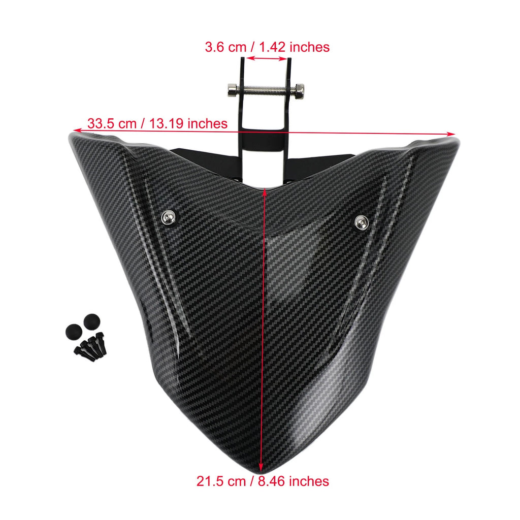 Carbon ABS Front Fender Beak Extension for Yamaha Tenere 700 (2019–2022)