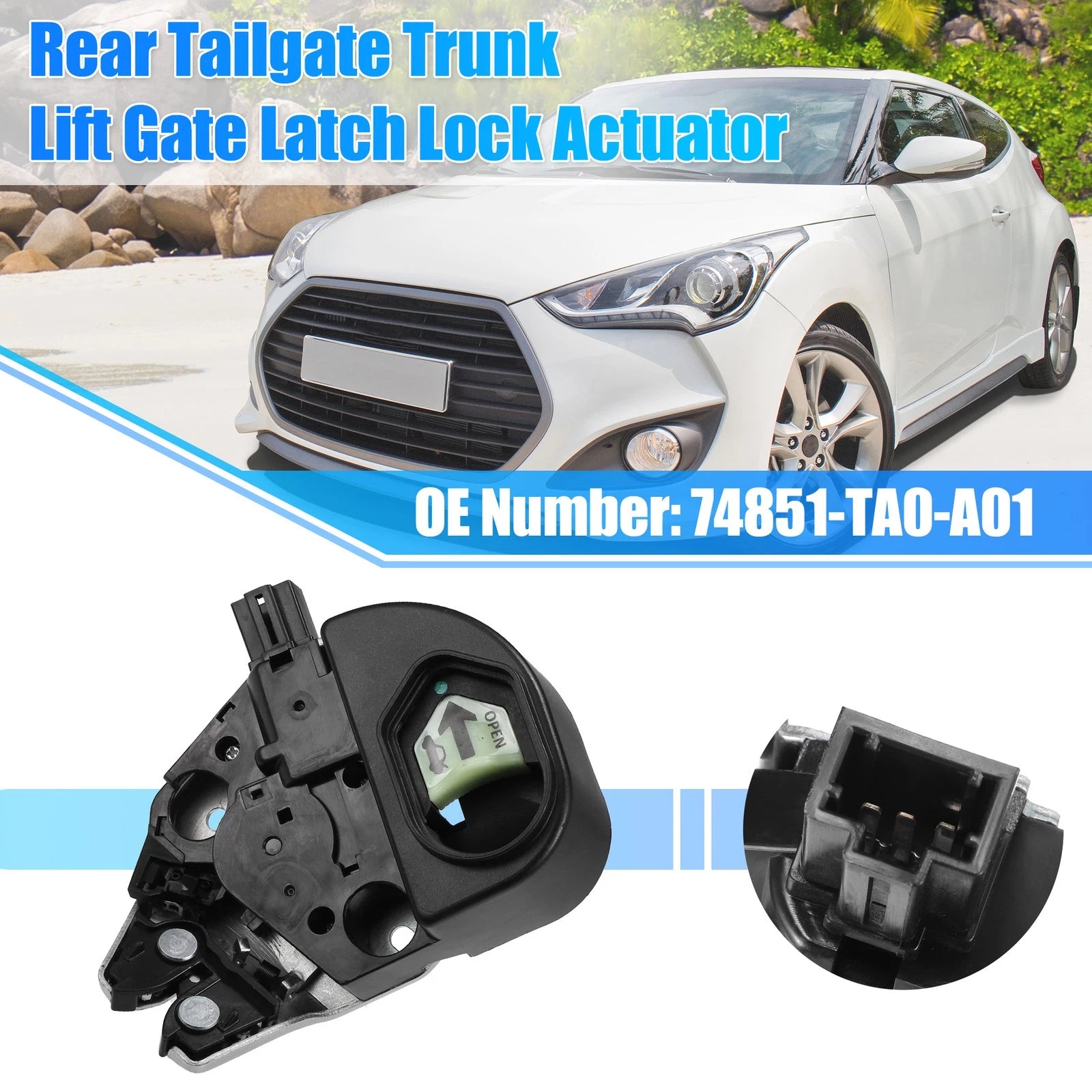 Rear Tailgate Latch Lock Actuator for Honda Accord (2008–2012)