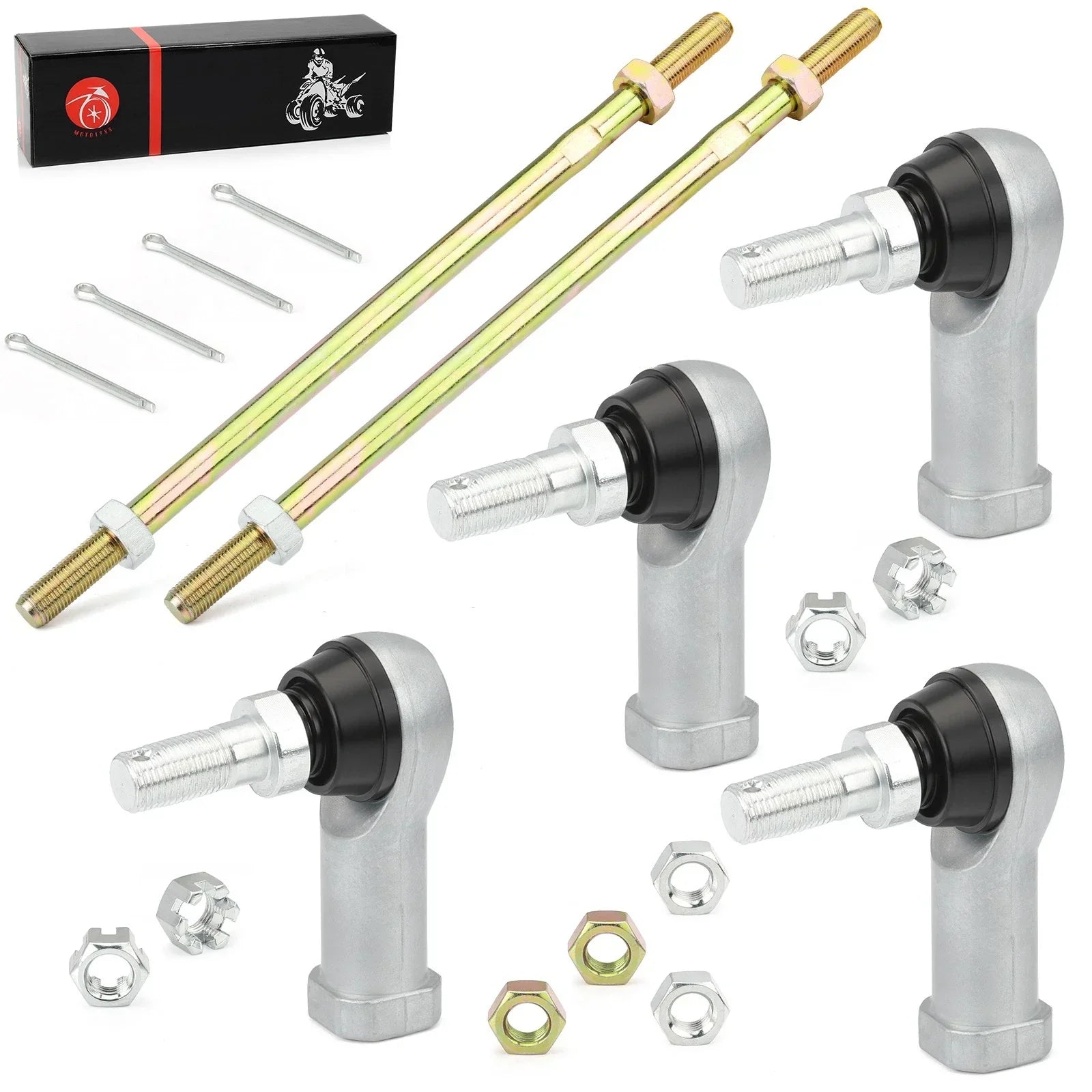 2 x Tie Rod Ends Kit Left & Right for Honda Foreman 450 (1998–2004)