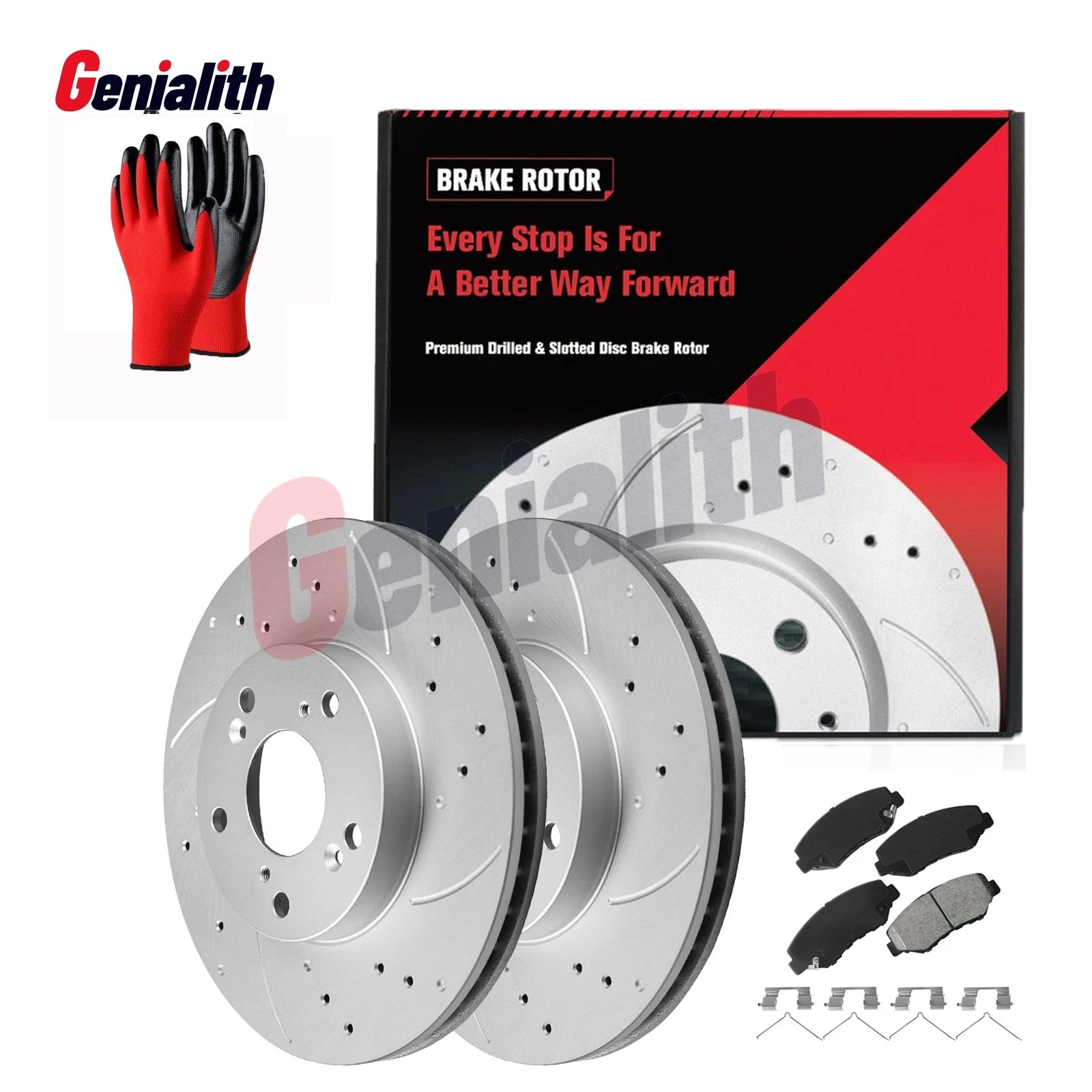 Front Rotors & Ceramic Brake Pads for Honda Accord (2003–2017)