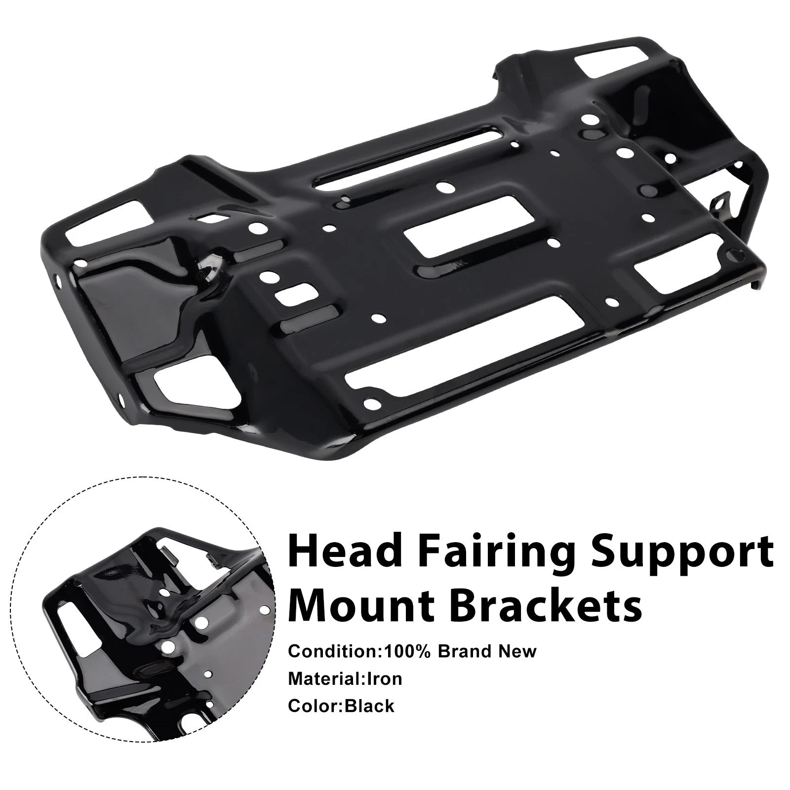 Head Fairing Mount Brackets for Harley Touring Street Glide (2014–2023)