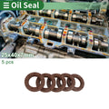 Set of 5 Oil Seals FKM Rubber 25x40x7mm for High Pressure
