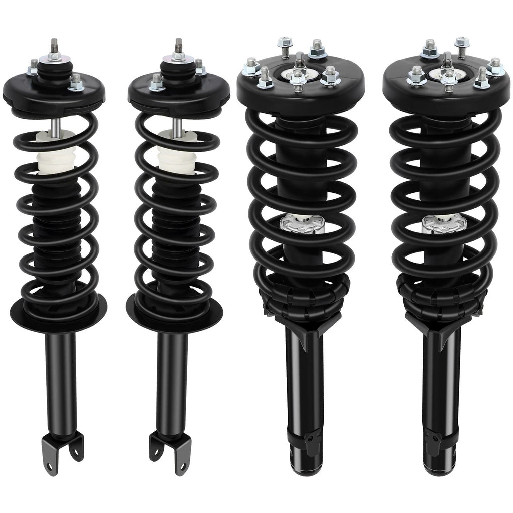 Set of 4 Struts Shocks Springs & Mounts for Honda Accord (2008–2012)
