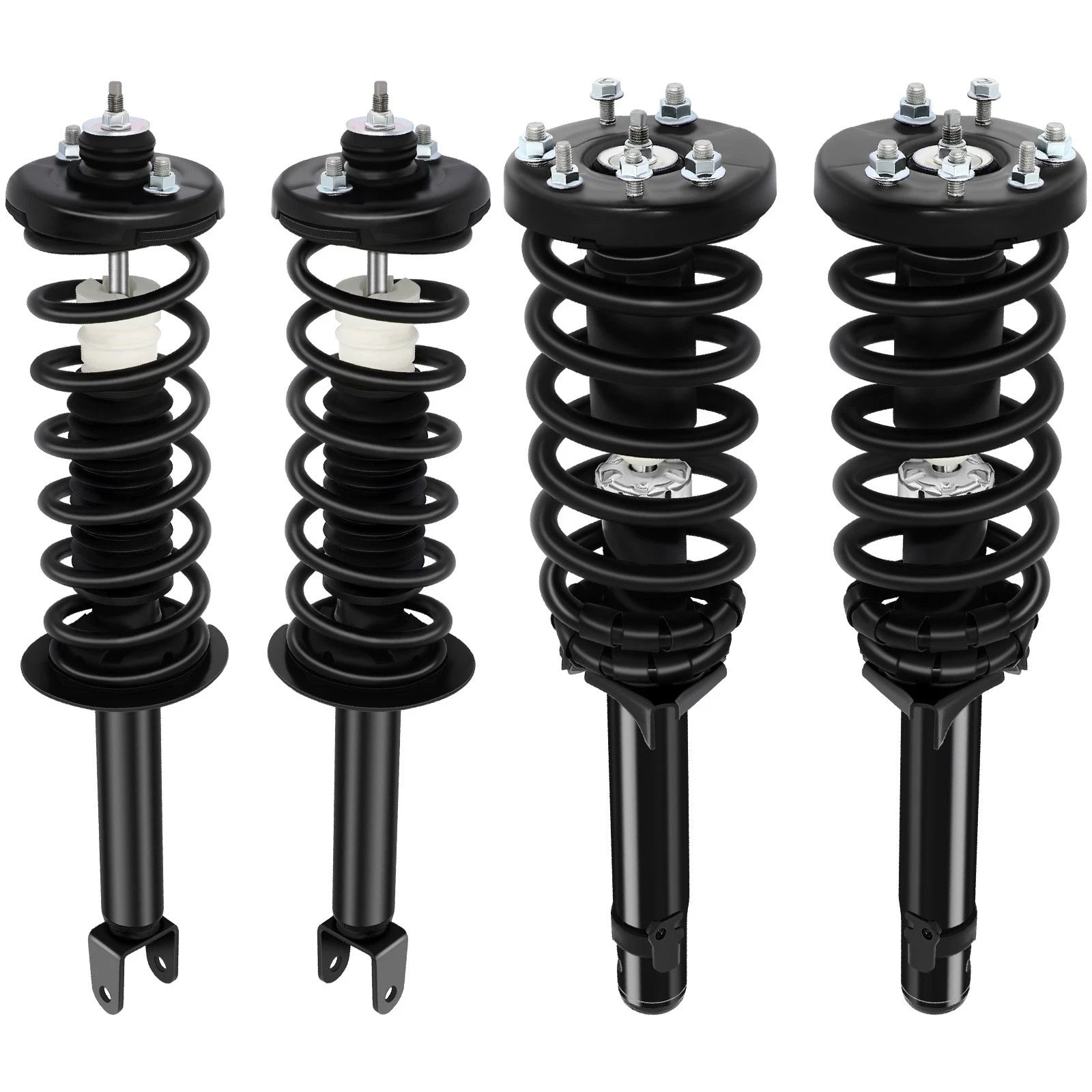 Set of 4 Struts Shocks Springs & Mounts for Honda Accord (2008–2012)