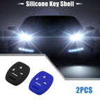 2X Smart Key Fob Cover for Honda Accord Civic CR-V Pilot (Pack of 2)