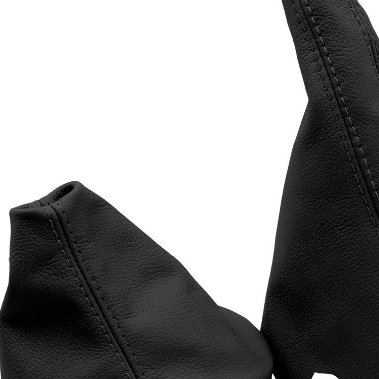 Leather Manual & Brake Boot Cover for VW Jetta Golf (1991–1998) Black