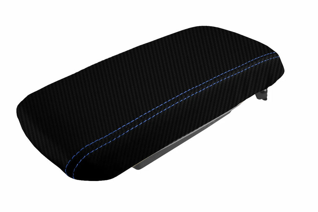 Carbon Fiber Console Lid Armrest Cover for Dodge Avenger (2008–2014)