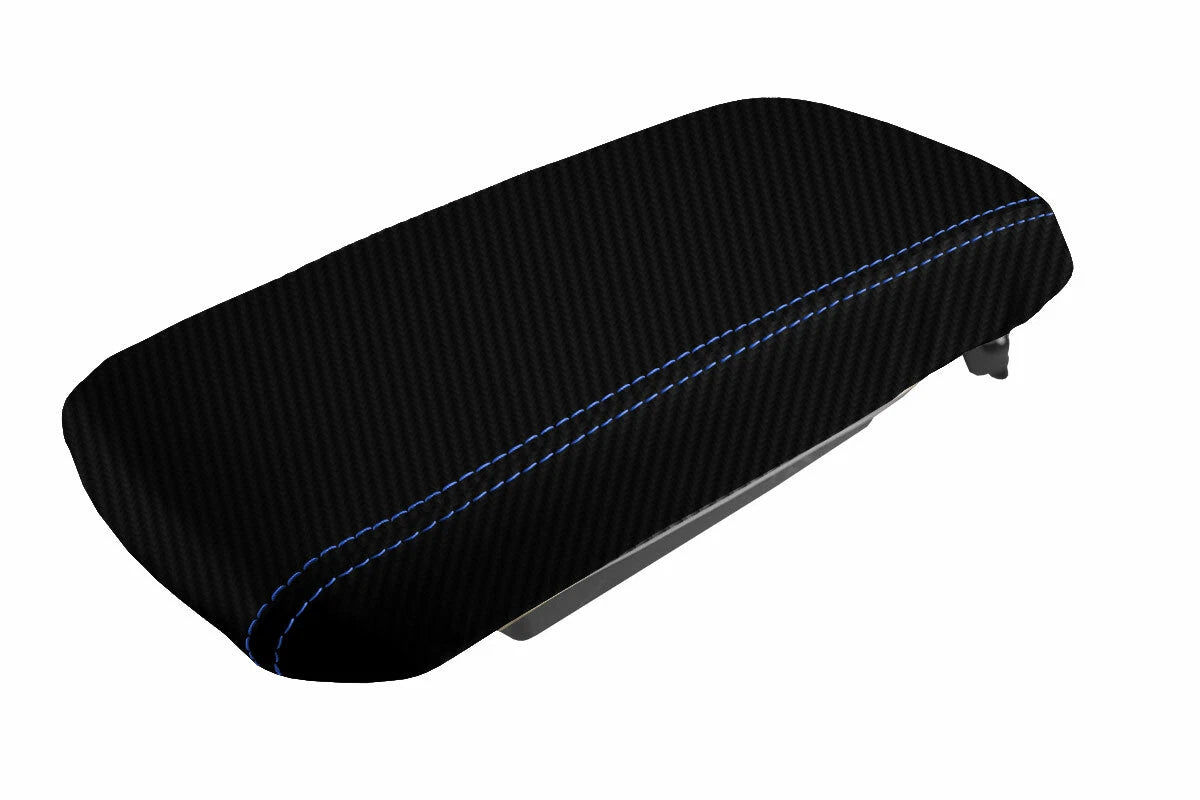 Carbon Fiber Console Lid Armrest Cover for Dodge Avenger (2008–2014)