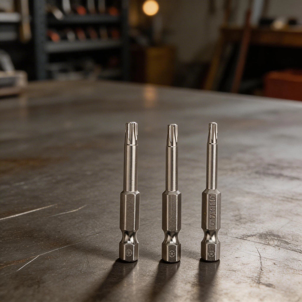 Set of 6 Hexagonal Screwdriver Bits for Various Drills