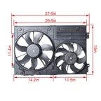 Radiator Cooling Fan for Volkswagen Jetta (2006-2015)