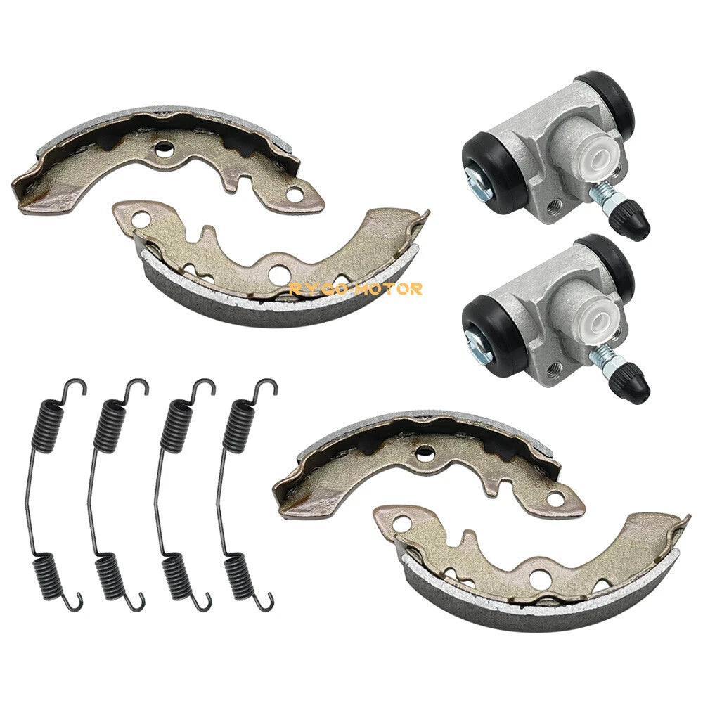 Front Brake Wheel Cylinders w/Shoes for Suzuki QuadRunner 300 (1987–1989)