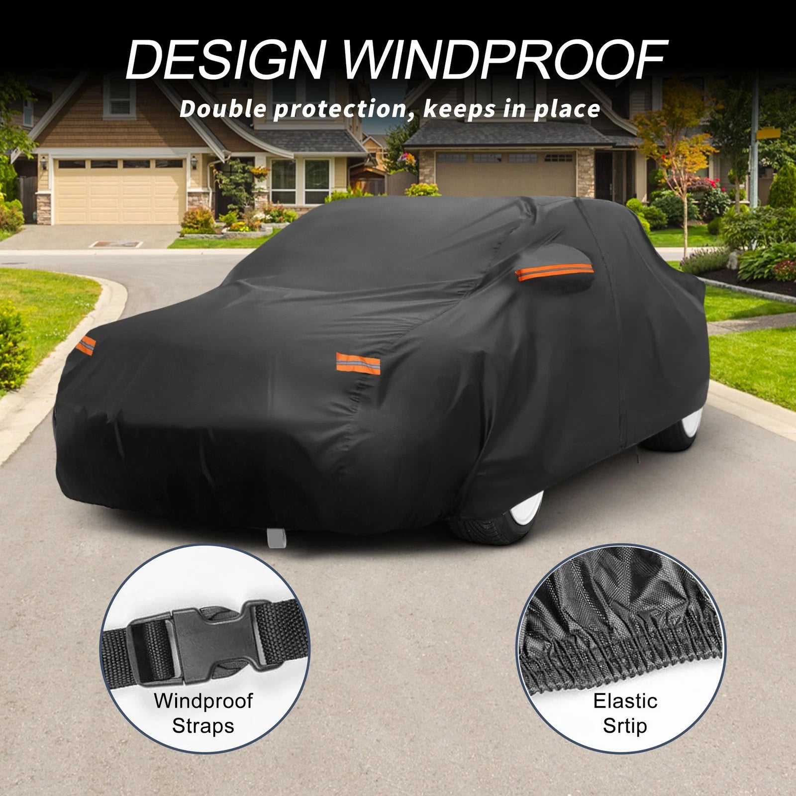 Waterproof 210D-PU Car Cover for Mazda MX-5 Miata (2016–2023)