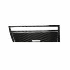 Carbon Fiber Interior Central Cover Decor Trim 2 x for BMW 3 Series E46 (1998–2005)