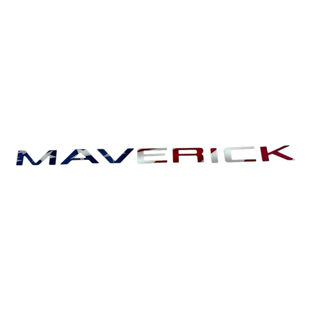 Tailgate Letter Inserts Set for American Flag 2022-2025 Ford Maverick