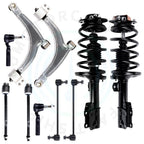 Set of 10 Front Strut Assembly & Sway Bar Control Arm for Chevrolet Malibu (2006–2012)