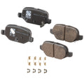 Set of 4 Rear NAO Brake Pads for Fiat 500 (2012–2019)