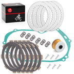 Clutch Friction Steel Plates Kit w/ Gasket for Kawasaki KLX110 KLX110L (2002–2024)