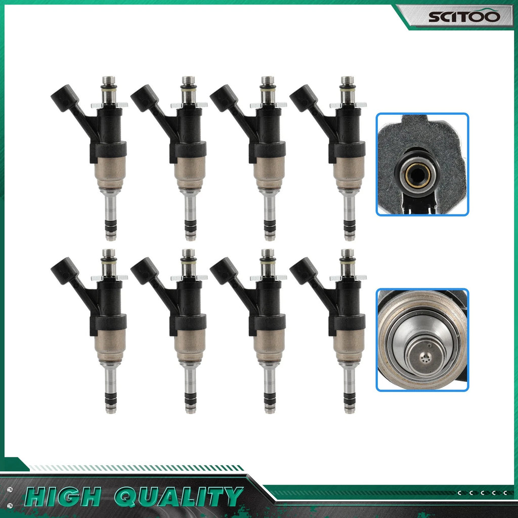 8pcs Fuel Injectors for Chevrolet Silverado 1500 GMC Sierra 1500 (2019–2022)