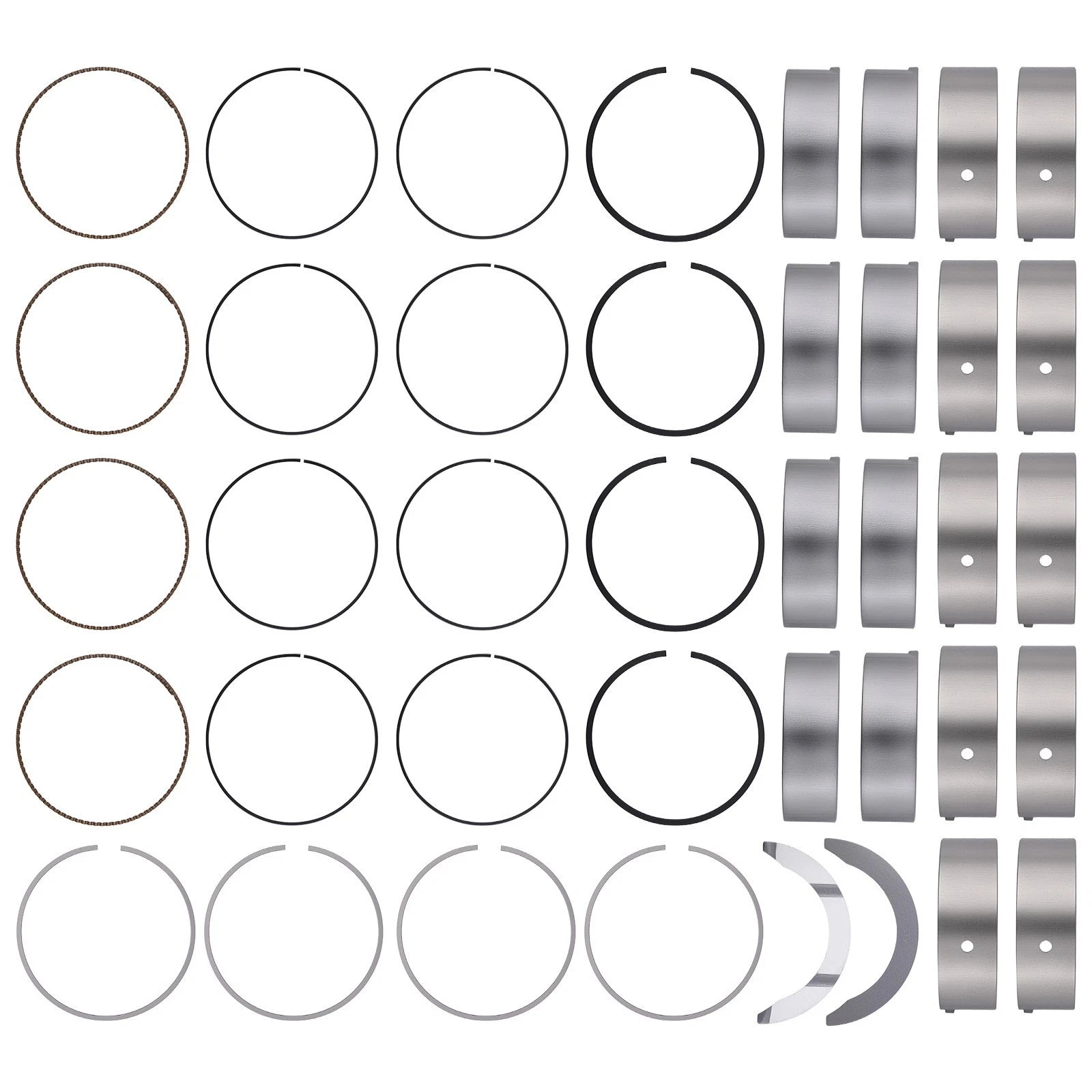Complete Engine Piston Kit for Honda Civic (2001–2005) 1.7L D17A2