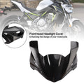 Carbon Front Nose Headlight Cover Surround for Kawasaki Z650 (2017–2019)