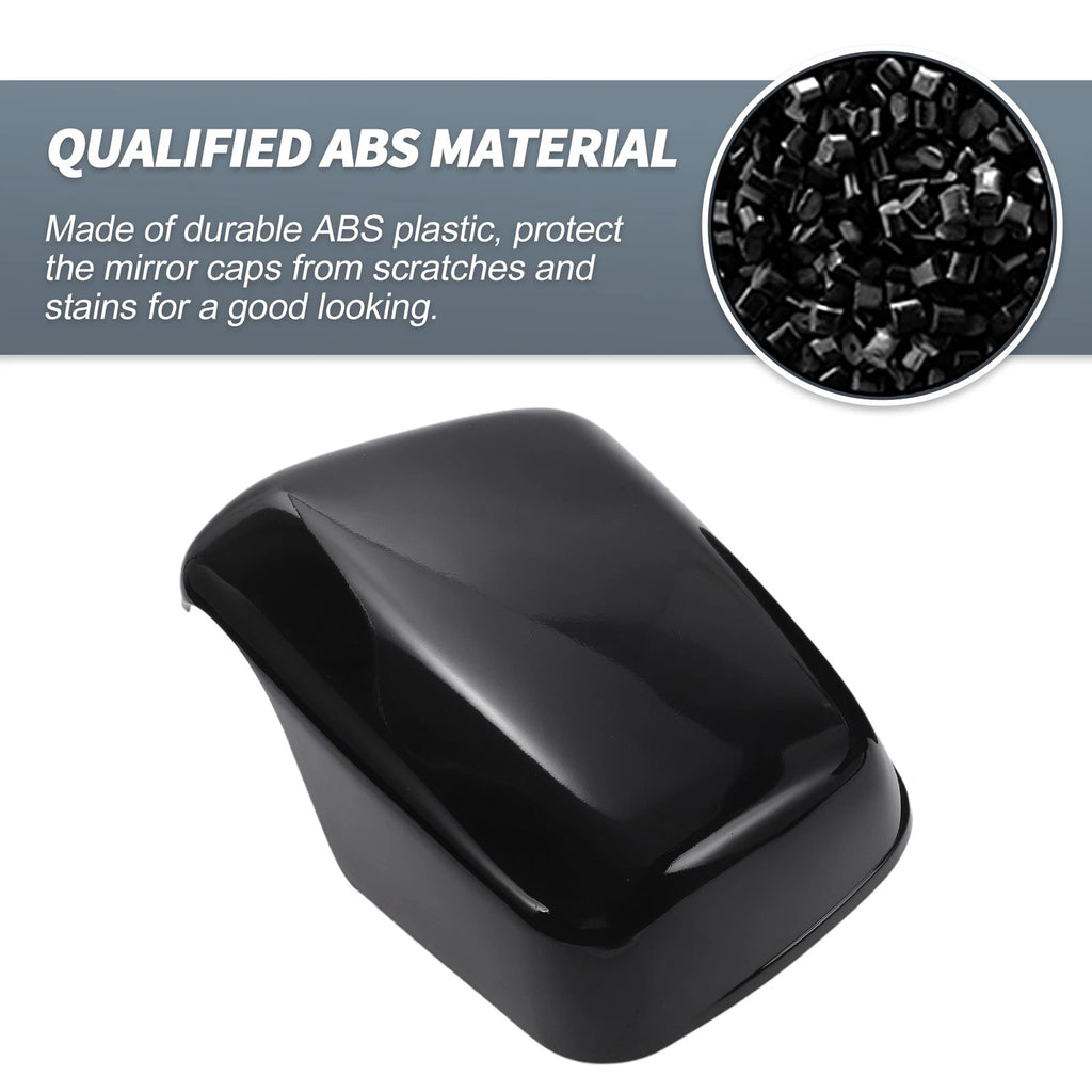 Pair Rearview Mirror Cover Overlay Gloss Black for Lexus RX300 (1999–2003)