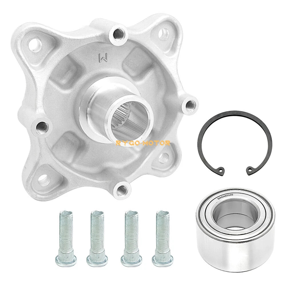 Rear Wheel Hub & Bearing & Studs for Polaris Ranger 400 500 570 700 800 (2006–2021)