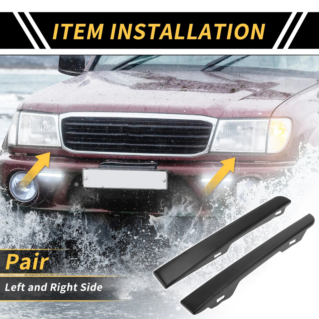 Pair Front Bumper Grille Headlight Filler for Toyota Tacoma (2005–2015) No. 5251335020