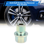 Wheel Lock Lug Nut Anti Theft Removal Key Socket Adapter for BMW