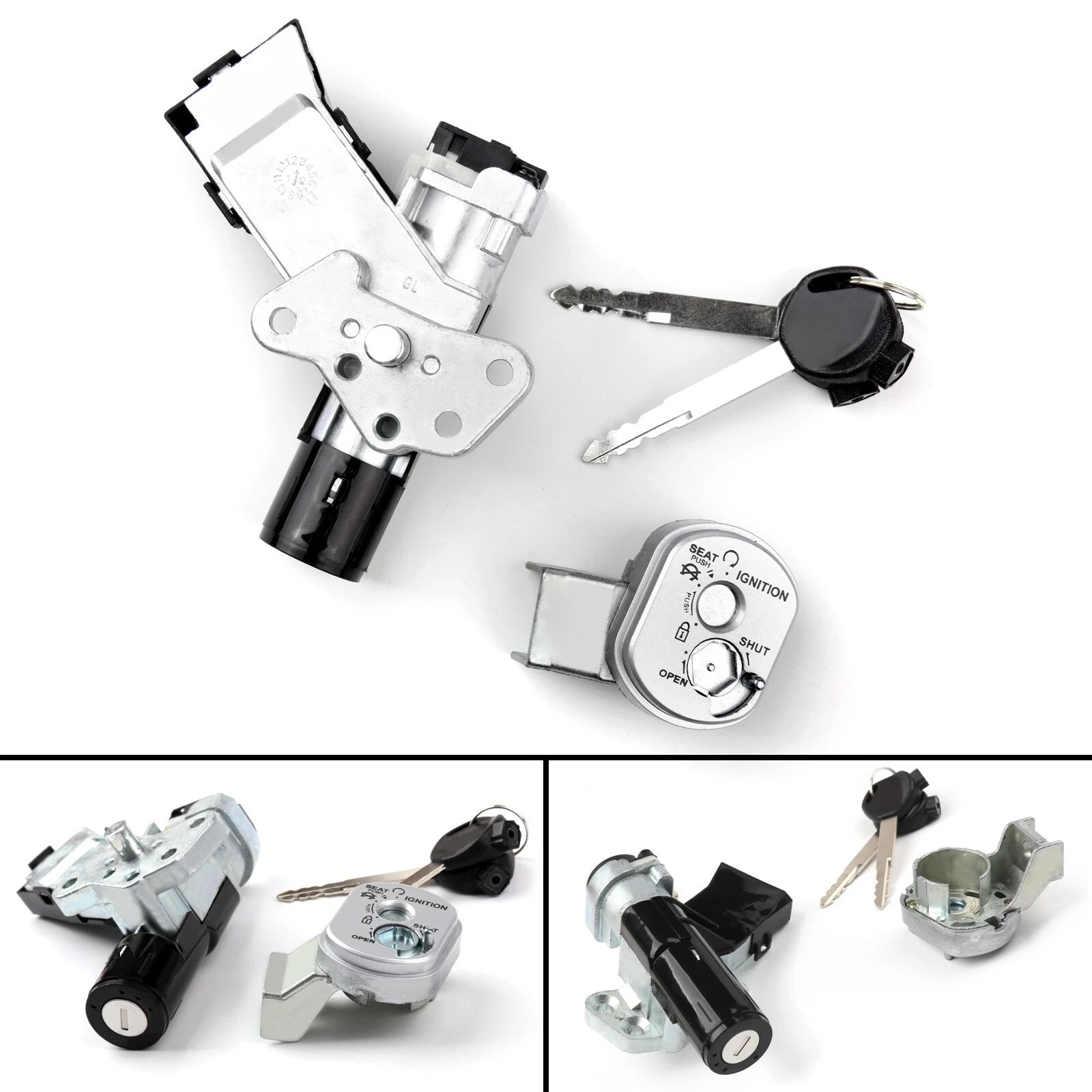 Ignition Switch Lock Set 35014-GFC-770 for Honda NCH50 Metropolitan (2013–2015)