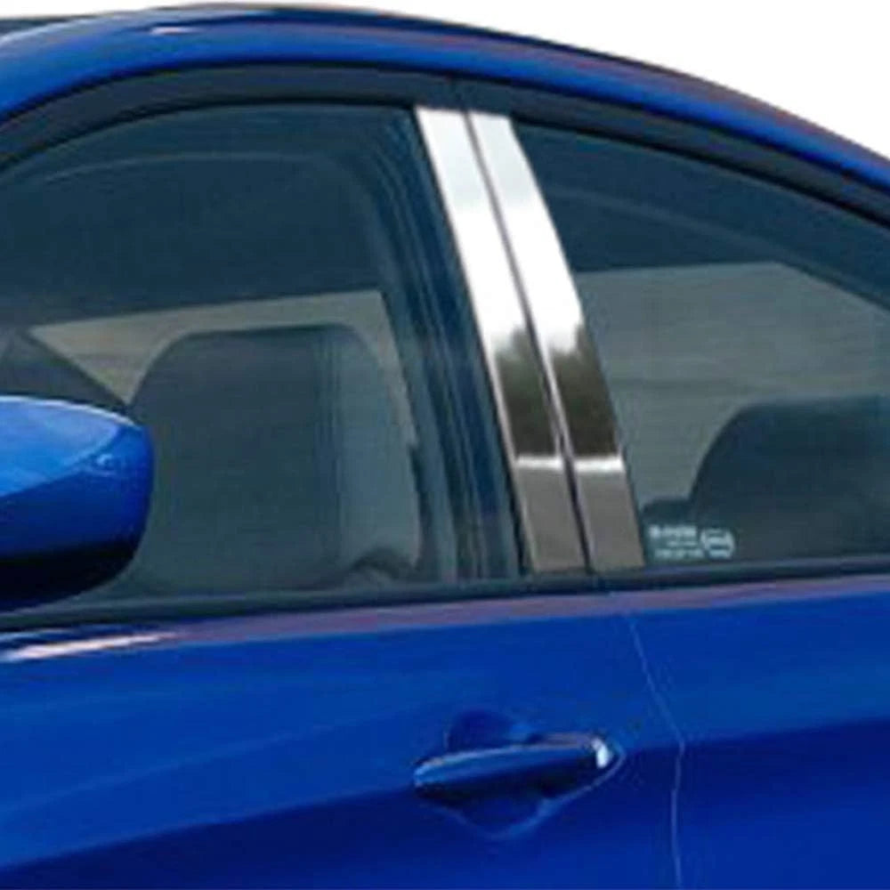 Stainless Steel Pillar Post Trim Kit Luxury FX for Hyundai Accent (2012–2017)