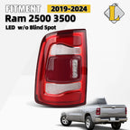 LED Tail Light Bezel for Ram 2500 3500 (2019–2024) Left Driver Side