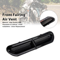 Front Fairing Air Vent Trim for Harley Touring Street Glide Electra Glide (2014–2024) Black