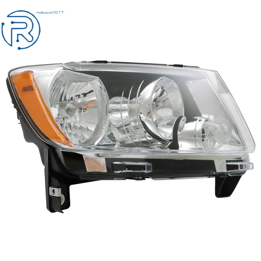 Set of 2 Halogen Headlights for Jeep Compass/Grand Cherokee (2011-2017)