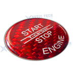 Carbon Fiber Start Stop Button Cap Cover for BMW X5 X6 (2007-2014)
