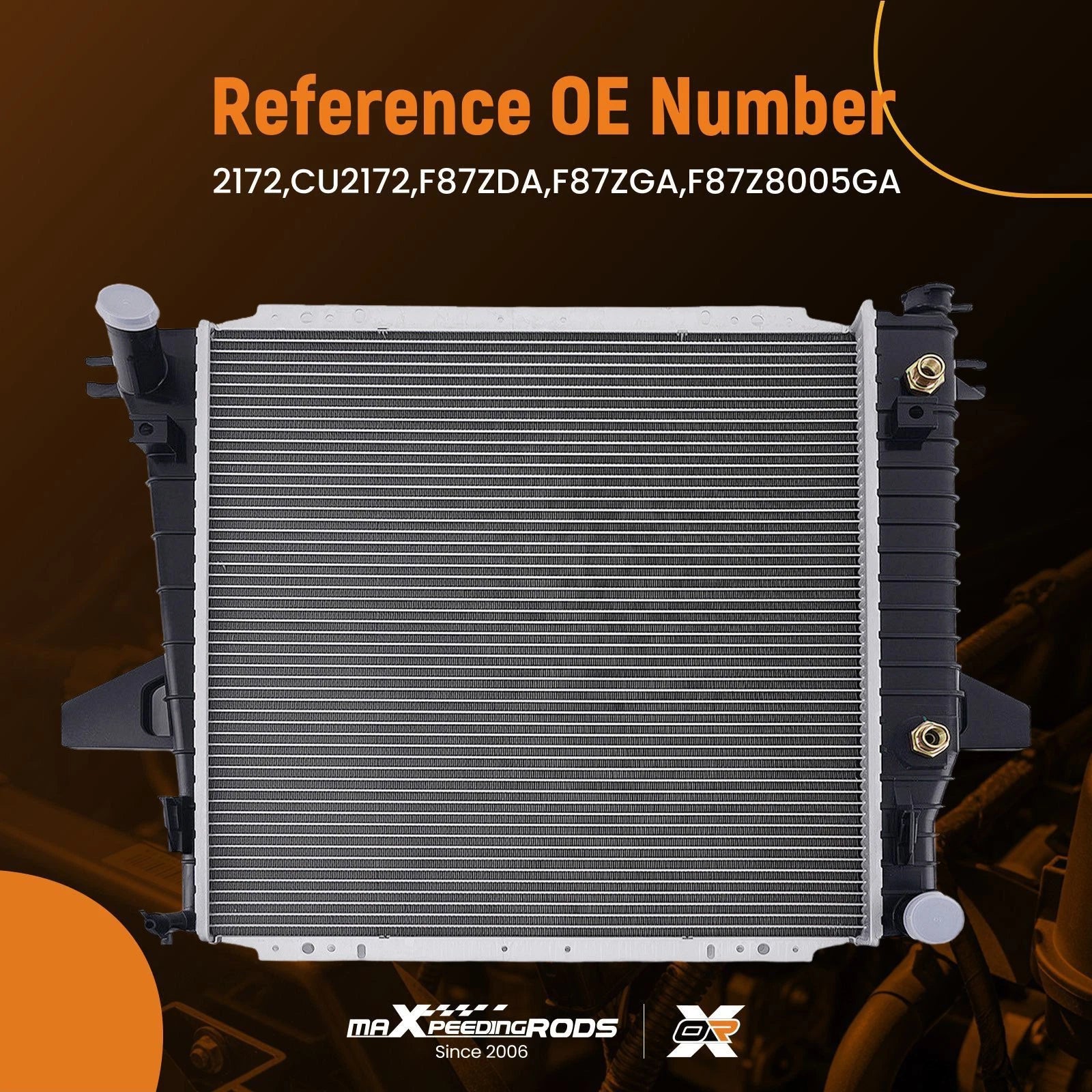 Aluminum Radiator for Ford Ranger/Mazda B2500 (1998-2001)