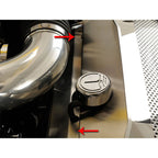 Brushed Stainless Radiator Cap Replacement for 2010–2015 Camaro